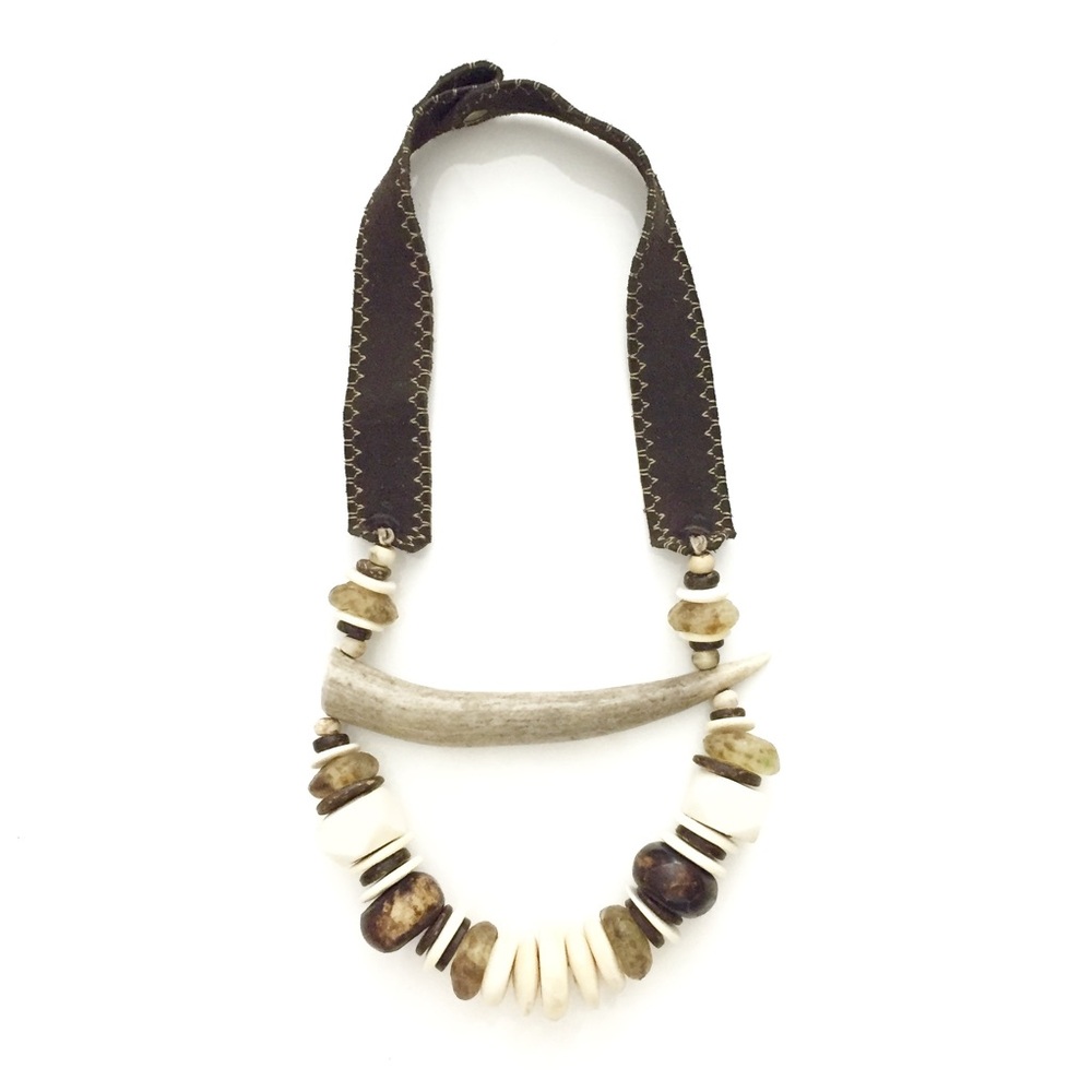 Twine & Twig Antler Necklace